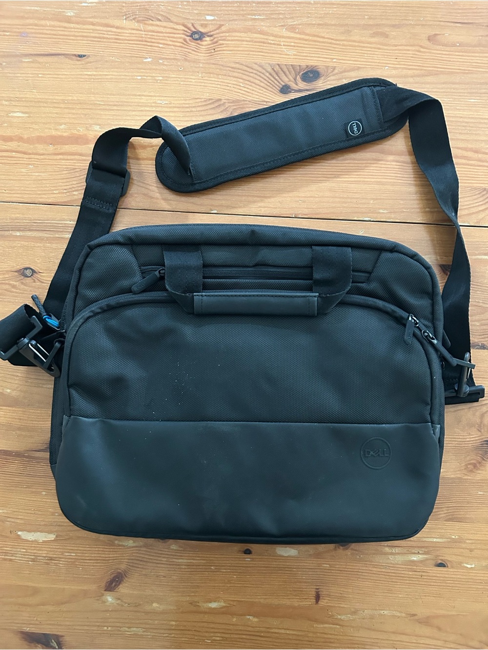 Dell Black Laptop Bag - Padded Laptop Shoulder Bag